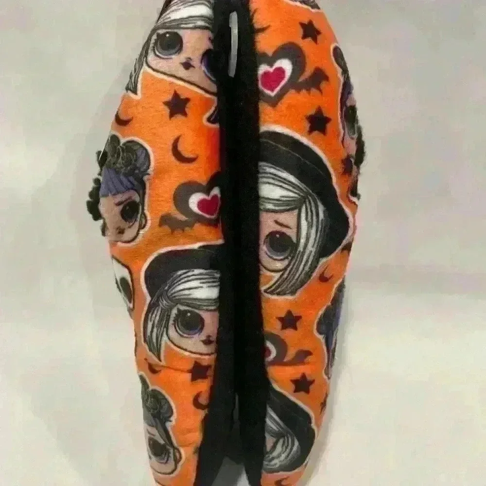 L.O.L Surprise 💀Halloween Slipper Socks with Grippers shoe‎ size s/m 8-13 kids